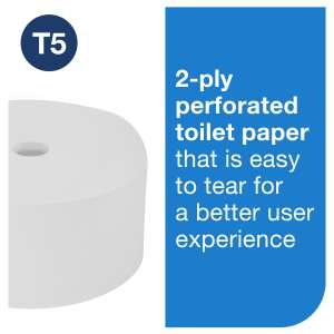 Tork, T5 OptiServe High Capacity Coreless, 2 ply, 3.66in Bath Tissue