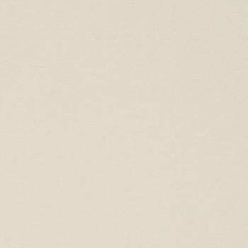 Square plain fabric sample in warm cream.