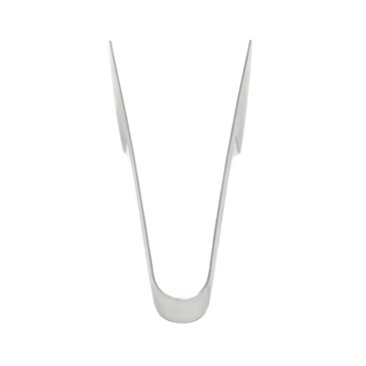 8-inch-long stainless steel pastry tongs