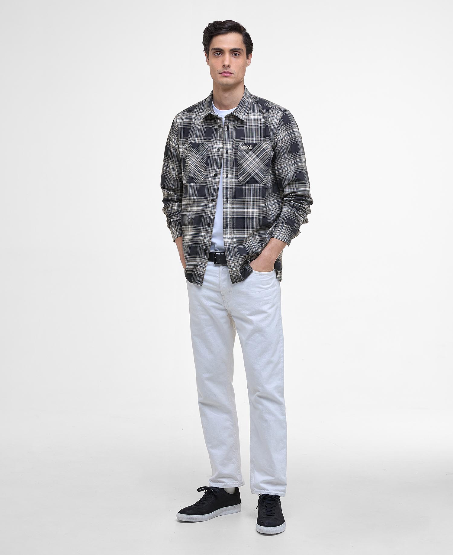 Camicia a quadri Hall a maniche lunghe image number 1