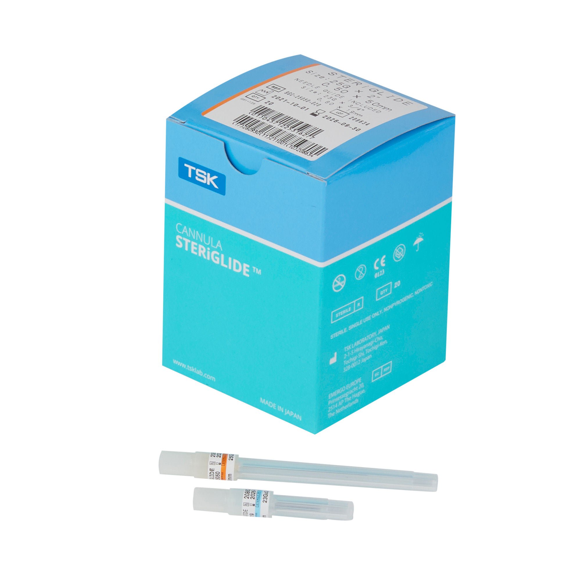 SteriGlide® Flexible Aesthetic Microcannula, 25 Gauge, 2 Inch