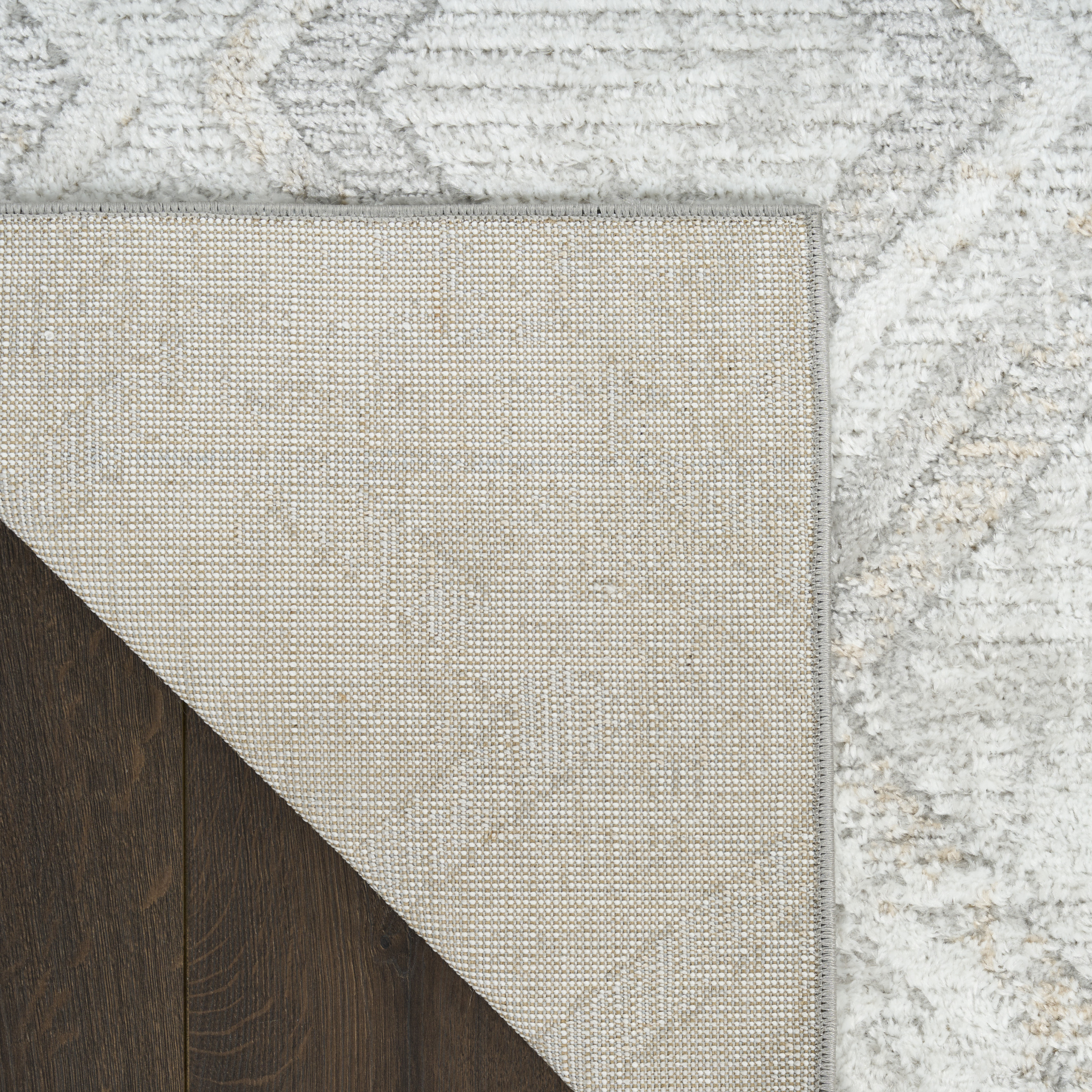 Nourison Dekor 7'10" x 9'10" Grey Modern Indoor Rug