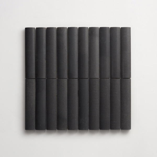 lapidary | cabochon short mosaic sheet | warm black 