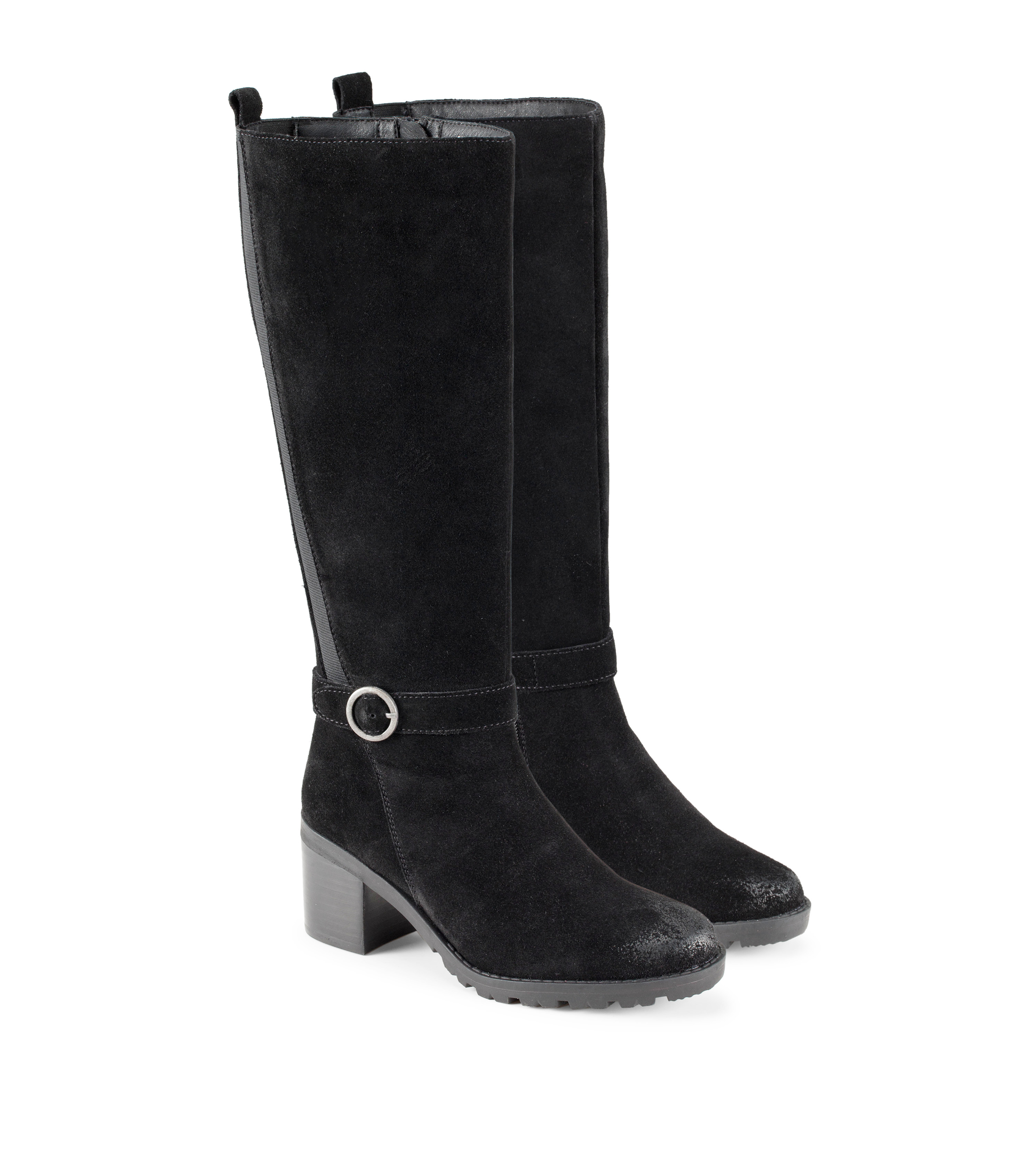 Baretraps DELLA Women's Boots Black Suede Size 7 M (BT30985)