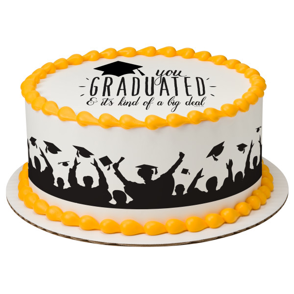 Hats Off Silhouette PhotoCake® Edible Image® Strips