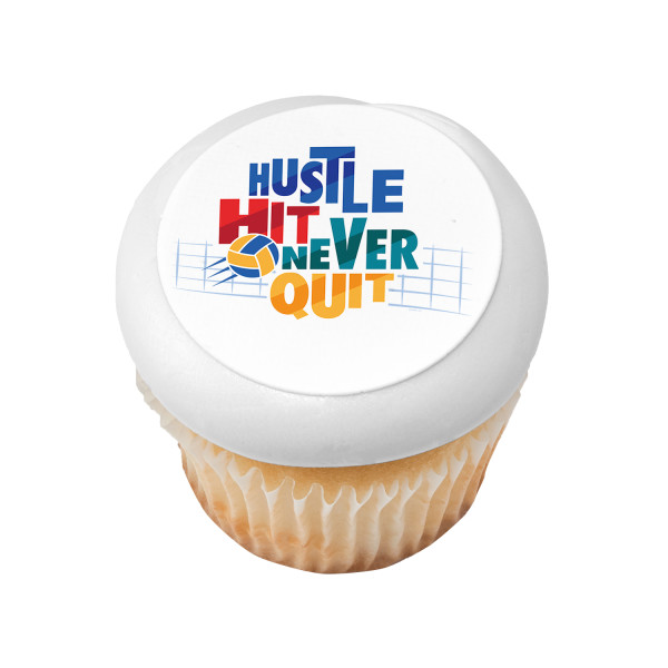 Hustle, Hit, Never Quit PhotoCake® Edible Image®