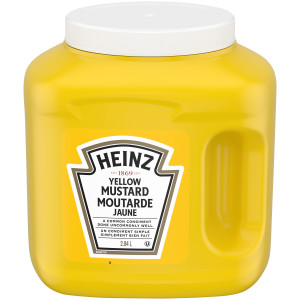 HEINZ moutarde jaune – 4 x 2,84 L image