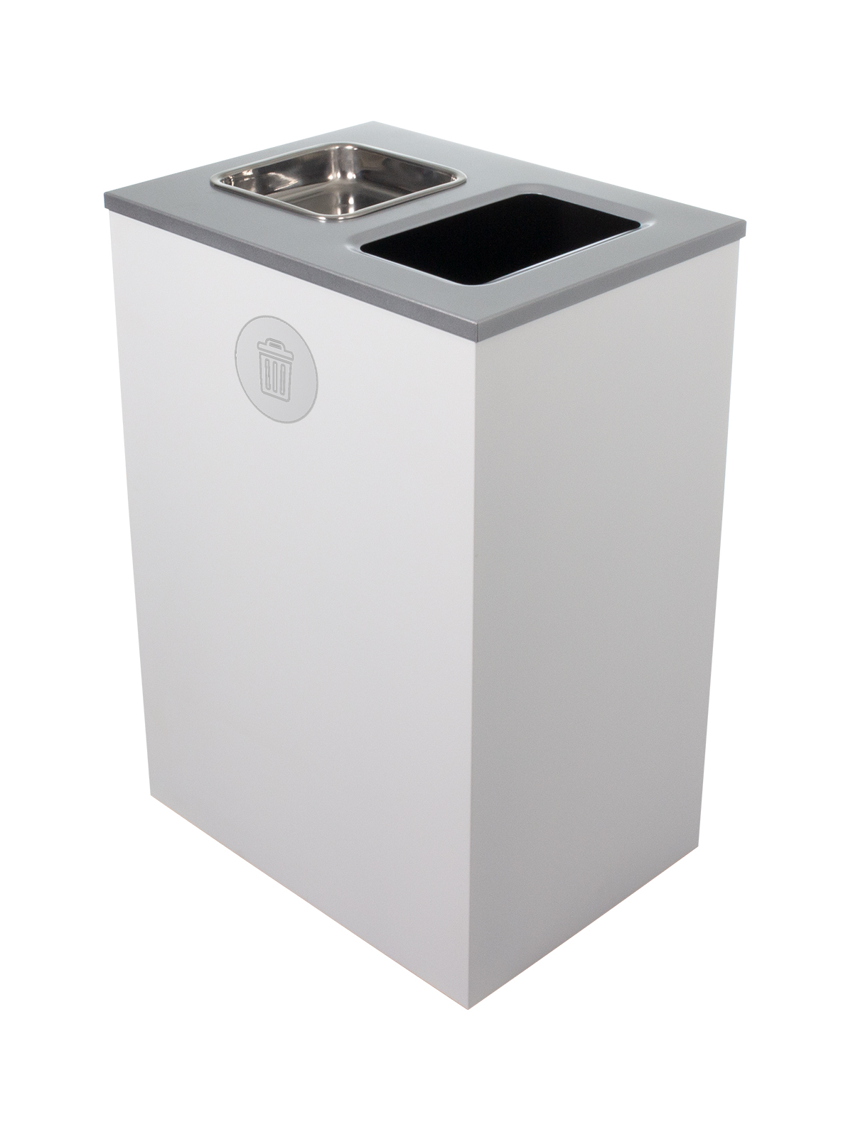 SPECTRUM – Single – Cube – Xl – Ashtray – Waste – Full-Ashtray – White