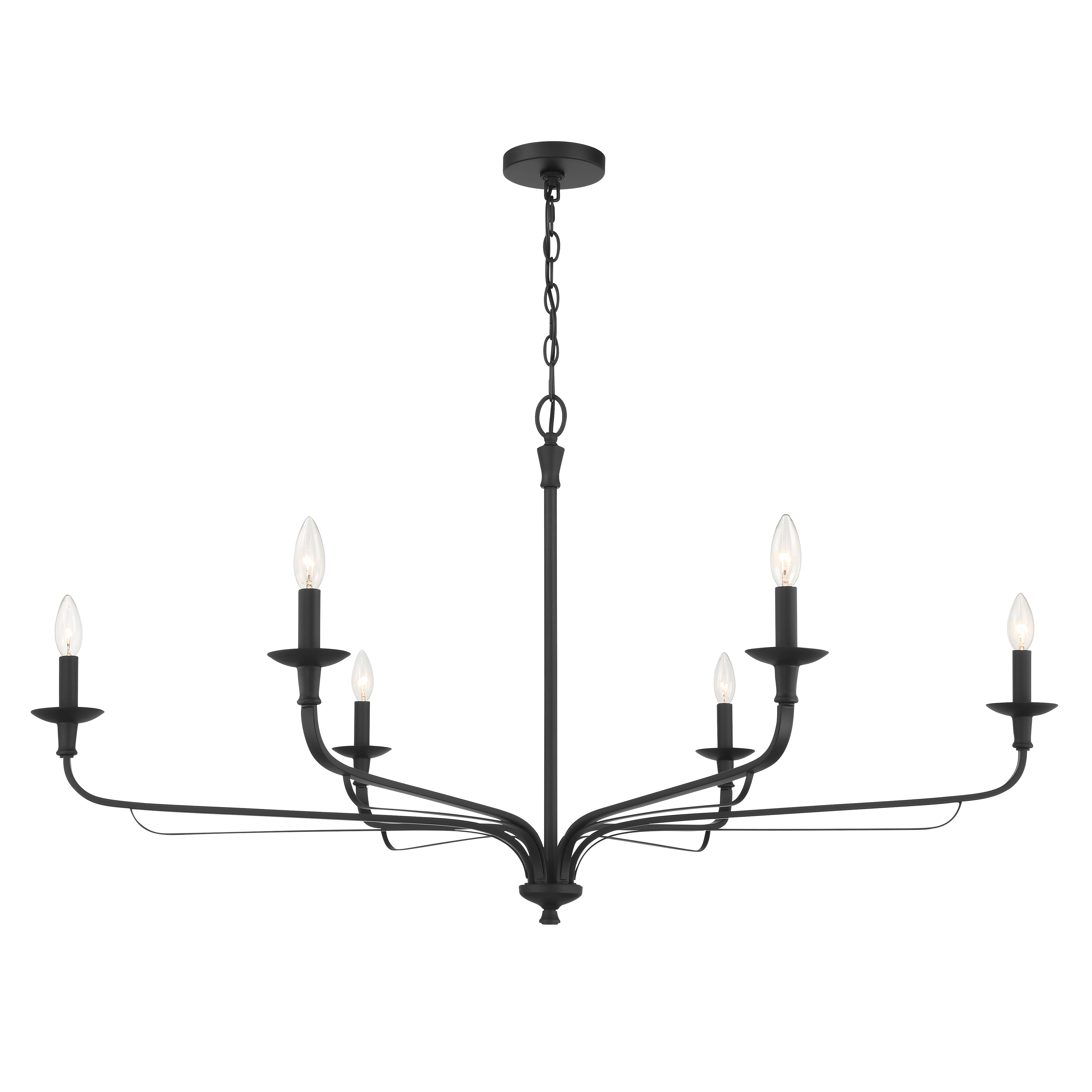 Velena 47.25" 6-Light Chandelier