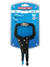 107-6 6-inch C-Clamp Locking Pliers w/ Swivel Pads