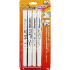 LePen&reg; Drawing Pens, Pack of 4