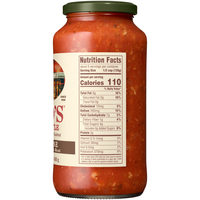 Bolognese Sauce, 24 oz - Right Image