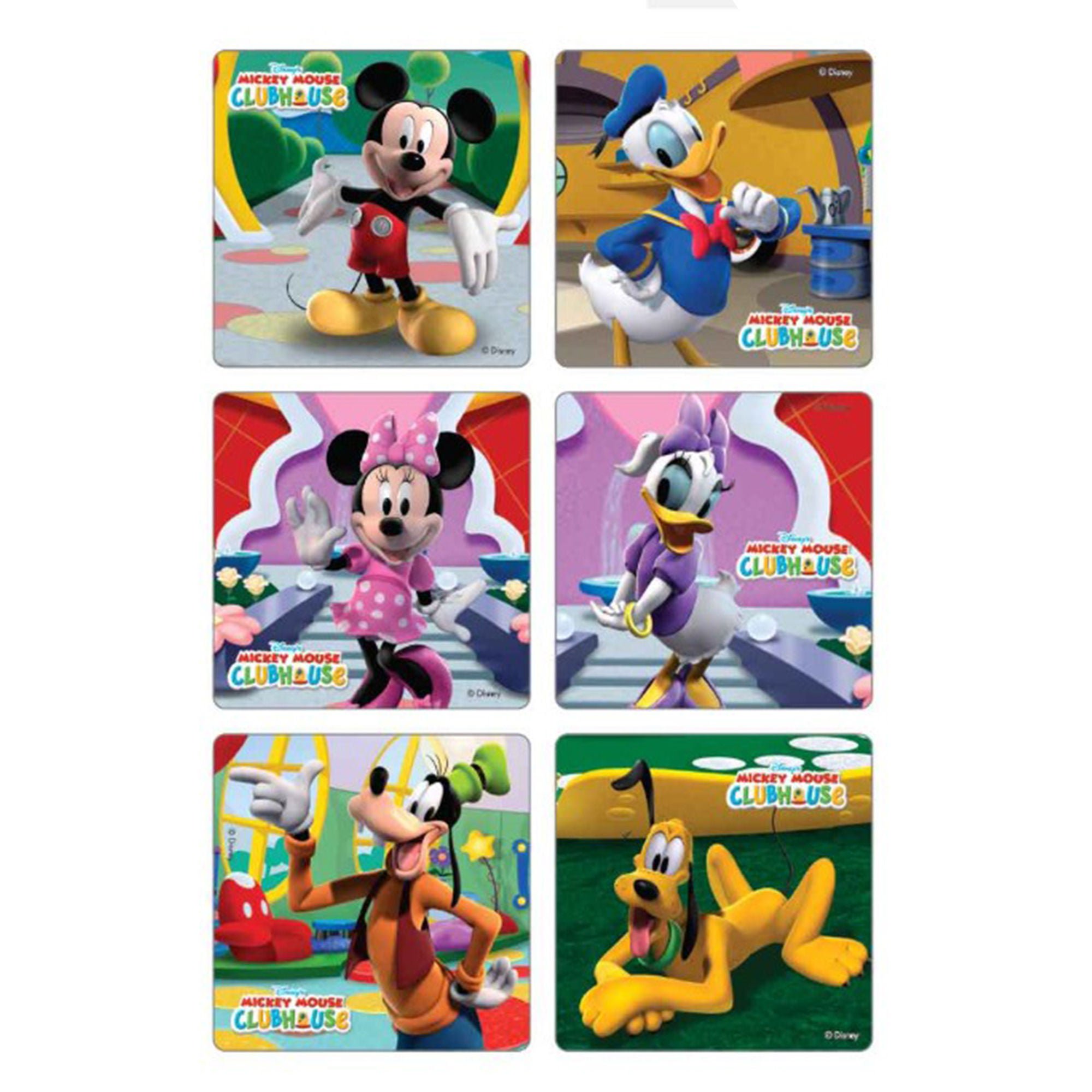 Sticker Disney® 75 per Pack Mickey Mouse Clubhouse 2-1/2 X 2-1/2 Inch