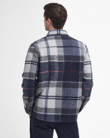 Chapter Check Overshirt Blue Granite