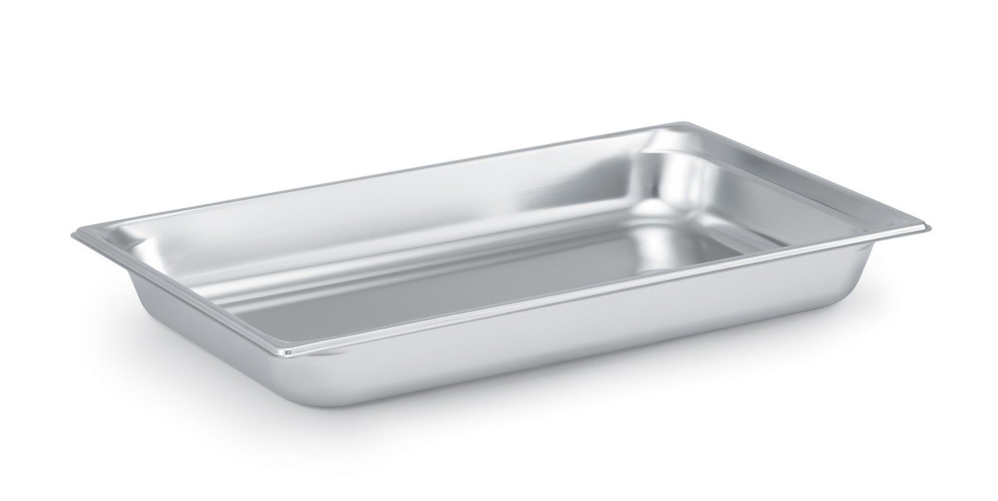 Full-size 1 ½-inch-deep Super Pan 3® stainless steel steam table pan