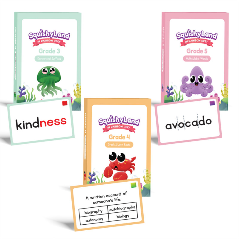 Squishyland Board Game 3-5 Expansion Card Packs