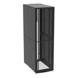 GREAT LAKES CASE AND CABINET-GL790L-2442MSS-EIA MOUNTING RAIL, BLACK, 2.5 IN. H