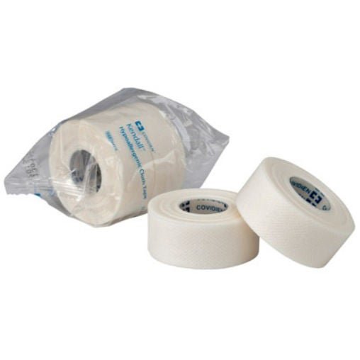 Kendall™ Hypoallergenic Cloth Medical Tape, 6 Inch x 10 Yard, White