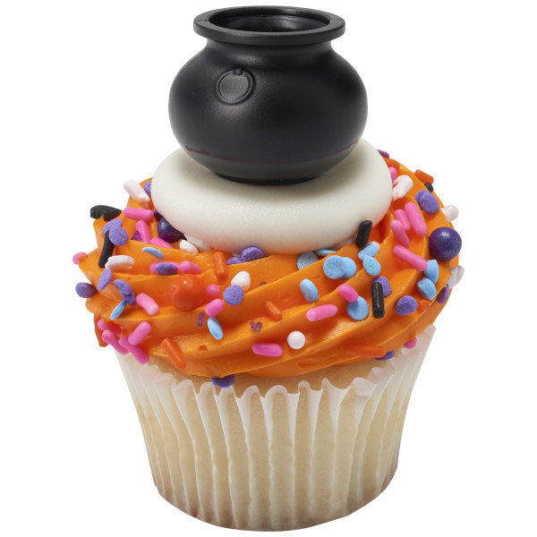 Small Cauldron Cupcake Layon