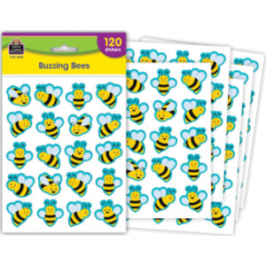 Buzzing Bees Stickers, Pack of 120