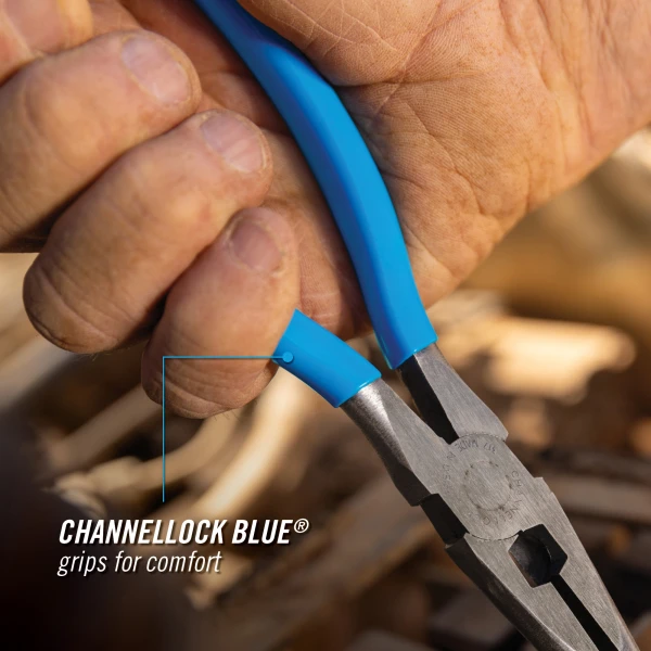 317 8-inch Long Nose Pliers with Side Cutter