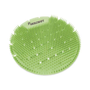 NSN6840016998446, AbilityOne, SKILCRAFT, Extended Power Urinal Screen Deodorizer, Calypso Lime