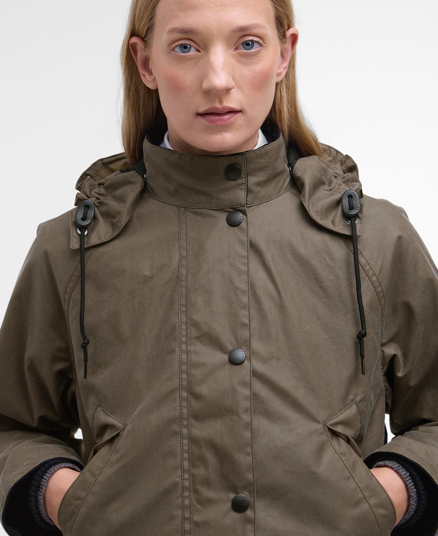 Barbour for Margaret Howell Women's Transport Waxed Jacket image number 3