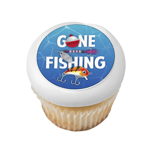 Gone Fishing PhotoCake® Edible Image®