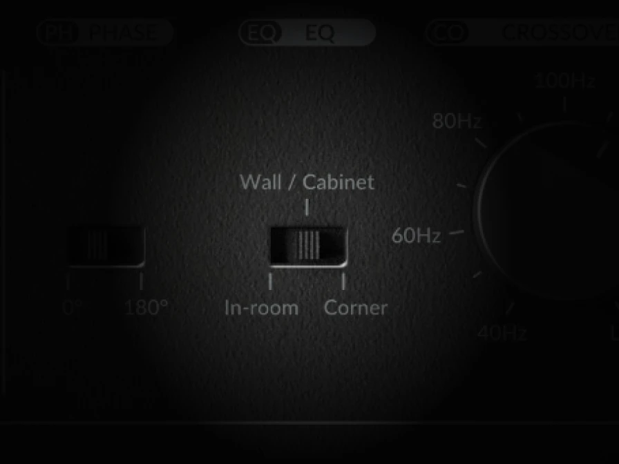 3 room position EQ options