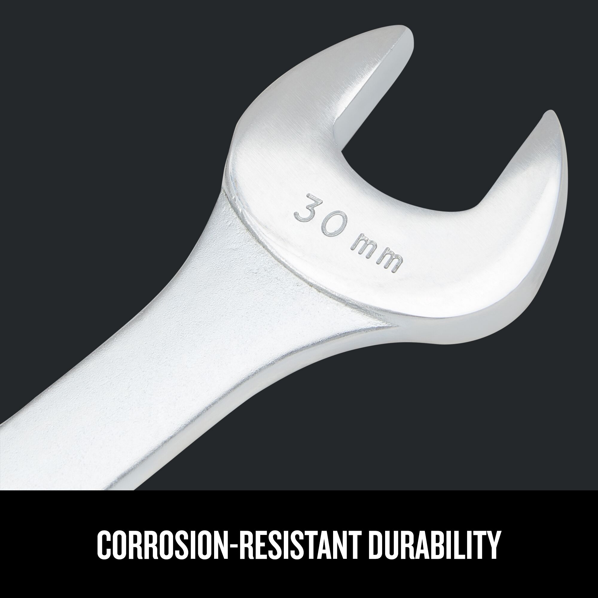 Angled view of single Craftsman 12 pt. Jumbo Wrench showing corrosion-resistant durability.