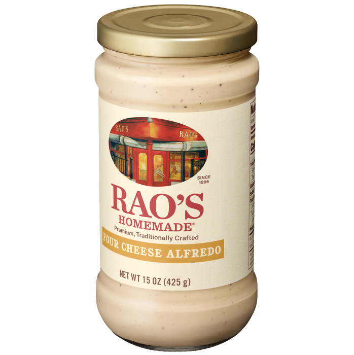 Four Cheese Alfredo Sauce, 15 oz - Right angle Image