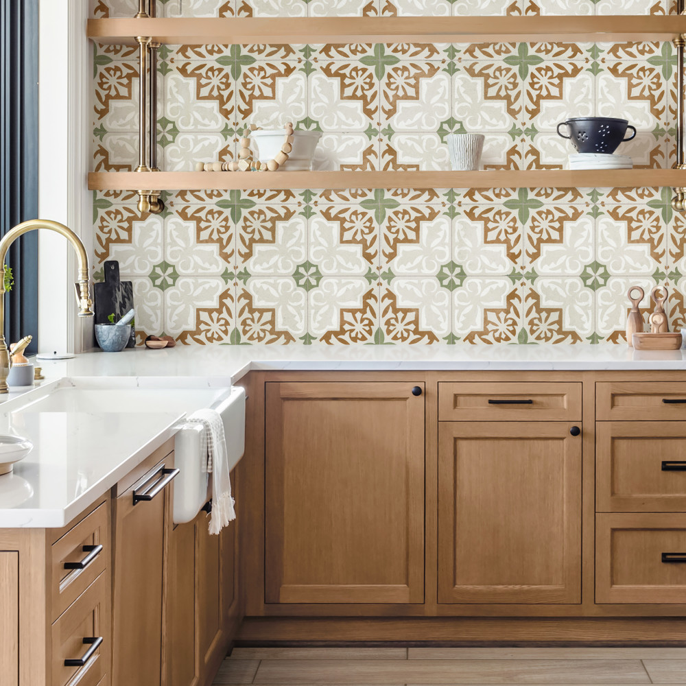 Kings Paname Bastille 17-5/8 in. x 17-5/8 in. Ceramic Floor and Wall Tile