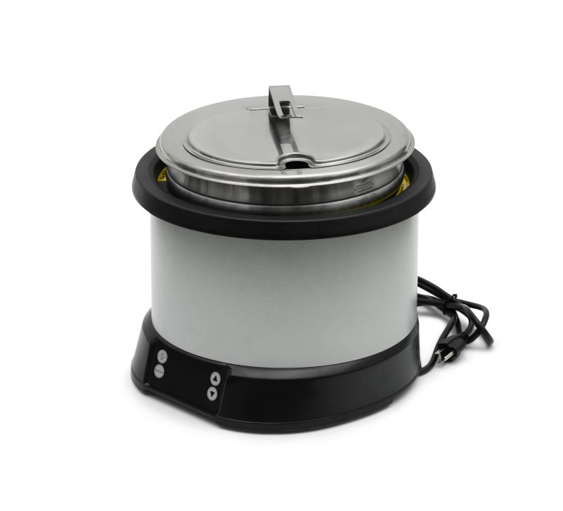 11-quart 120-volt Mirage® countertop induction rethermalizer in natural finish