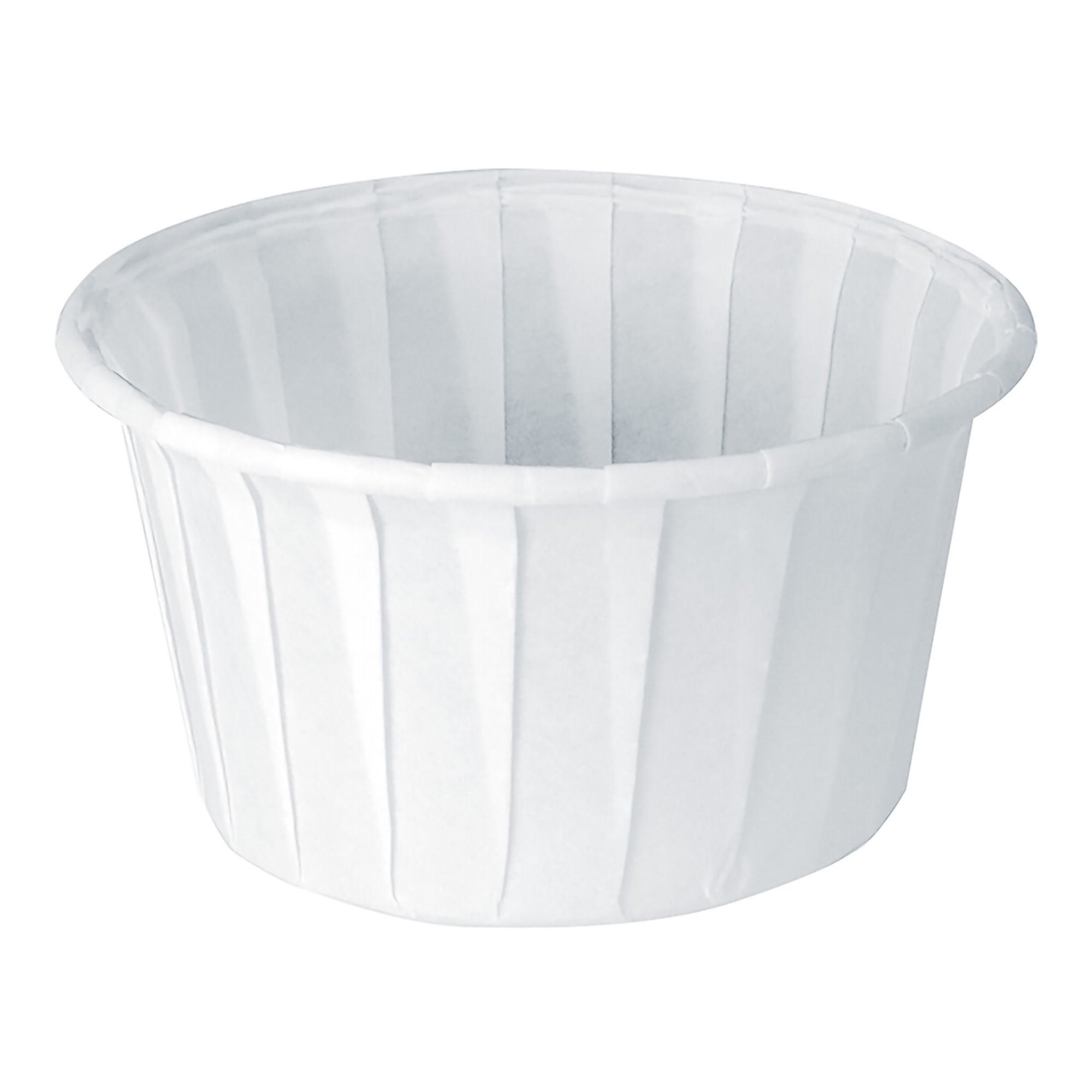 Solo Paper Soufflé Cup, White, 4-ounce capacity
