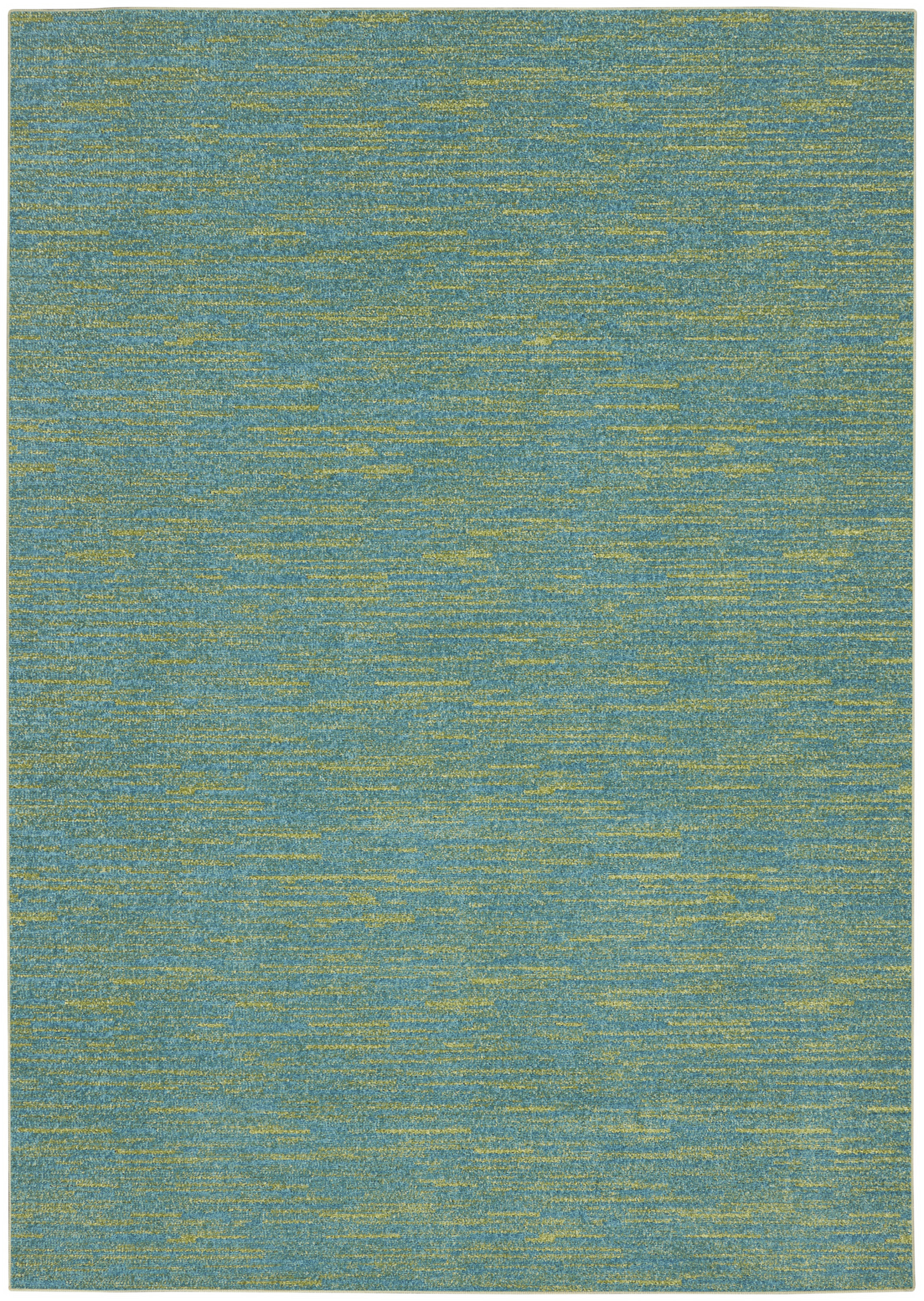 Nourison Nourison Essentials 5' x 7' Blue Green Outdoor Rug
