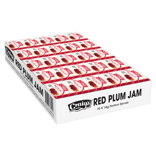  Craig's® Red Plum Jam Portion 300 x 14g 