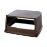Rubbermaid Commercial, Glutton, Square, Resin, 56 gal, Brown, Receptacle Lid