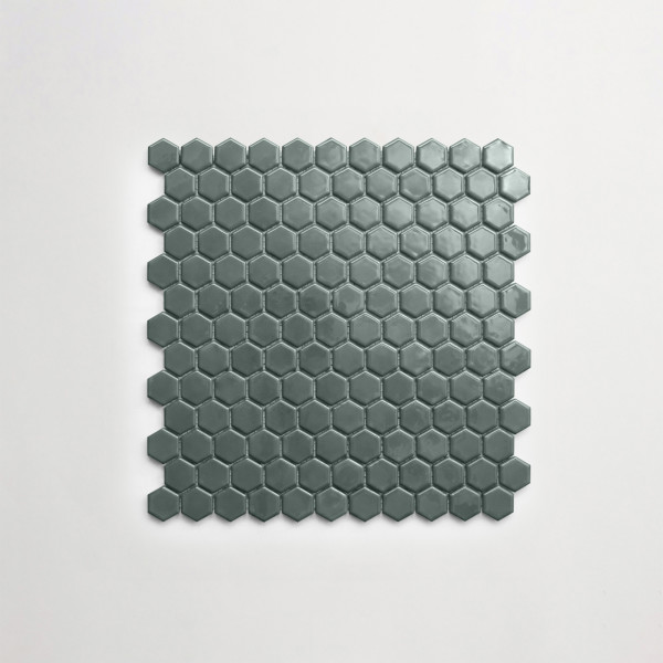 Lido | Acquiterre | Mini Hex | Aruacana Blue | Gloss