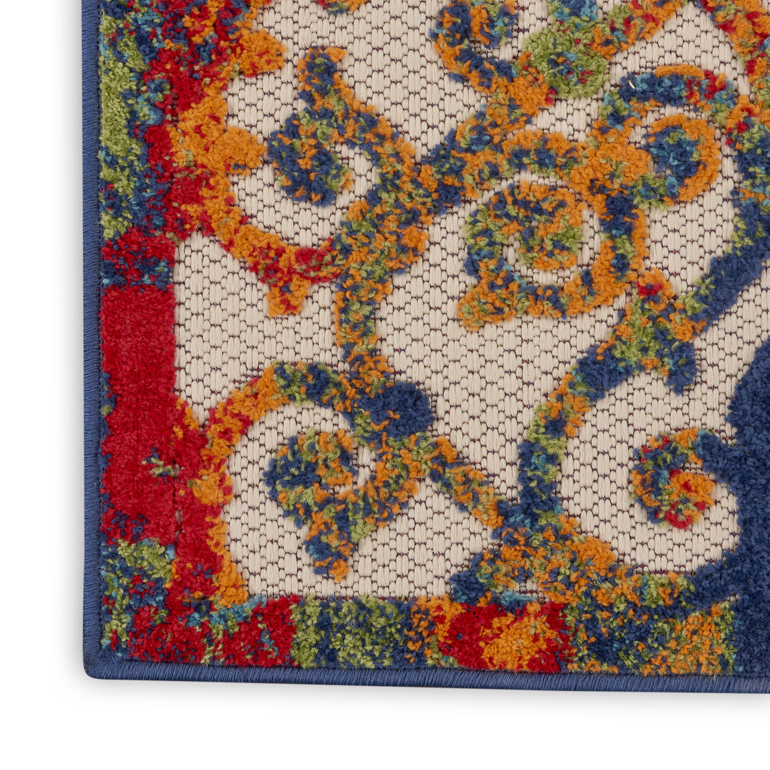 Nourison Aloha 2'3" x 10' Multicolor Contemporary Rug