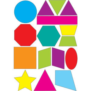Math Die-Cut Magnets, Shapes