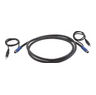 Audio/Video Cable, PVC, Black, X-End 8-Pin Male and 3.5 mm Male to X-End 8-Pin Male and 3.5 mm Male, 50 Ft. L