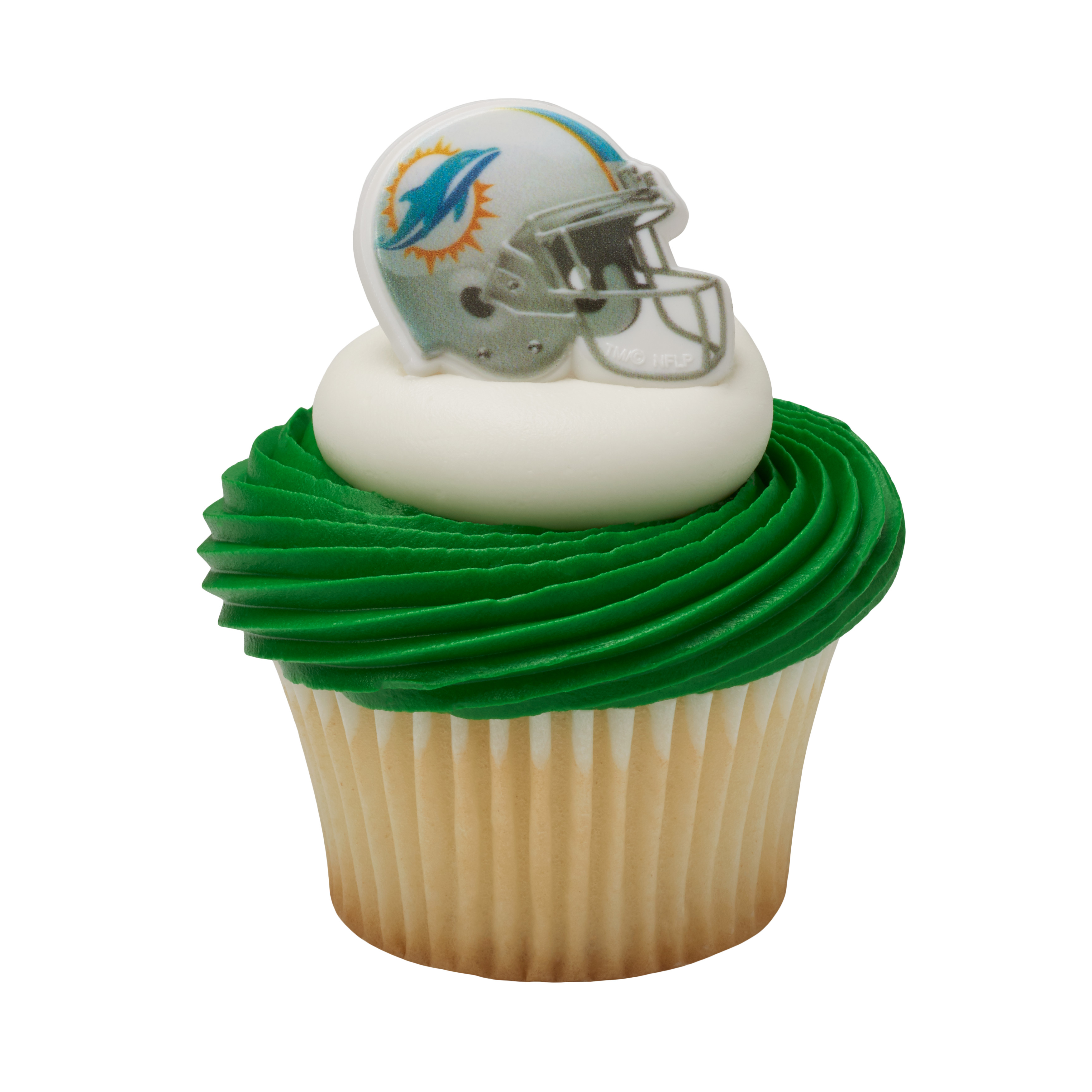NFL Team Helmet Cupcake Rings