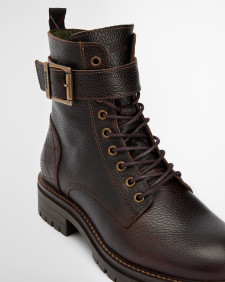 Heidi Commando Boots Classic Brown