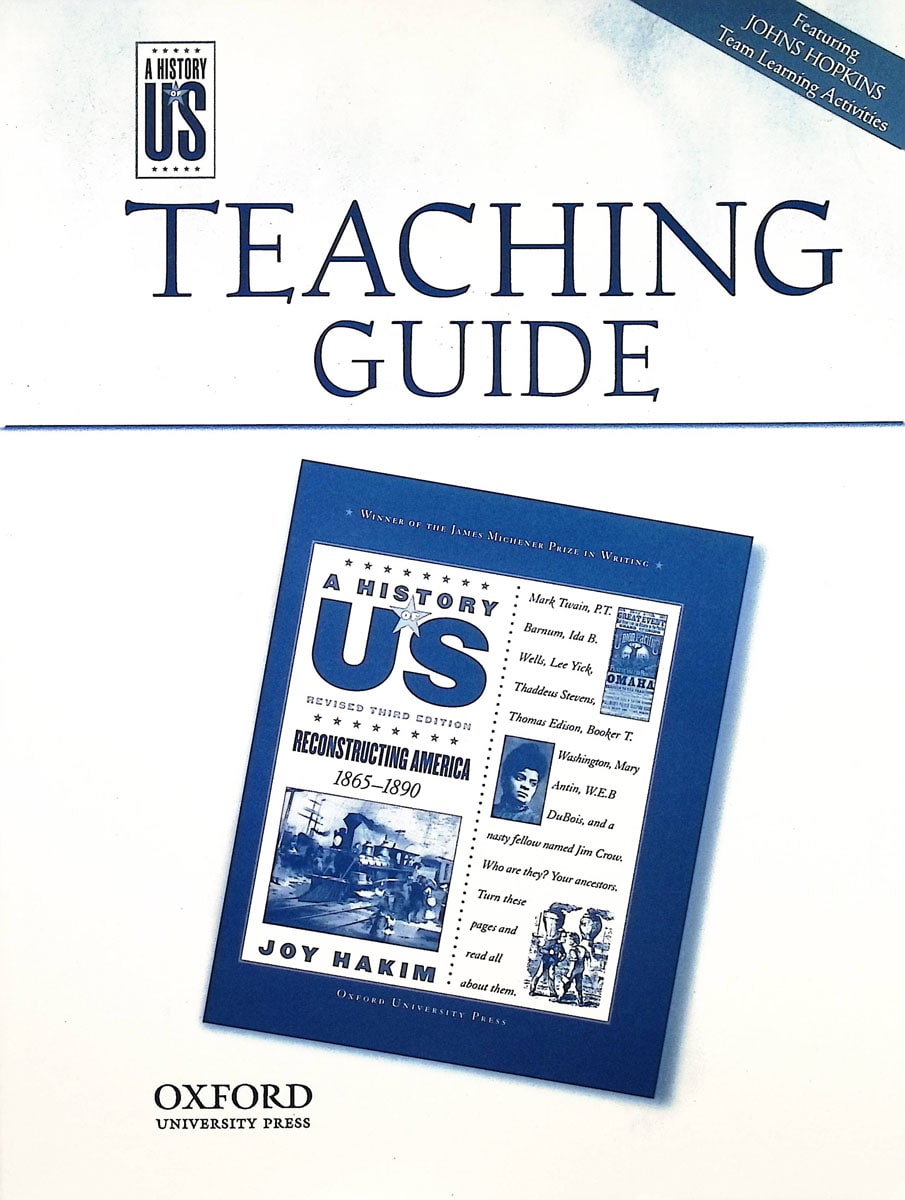 A History of US: Reconstructing America Volume 7 Middle/High Teacher Guide