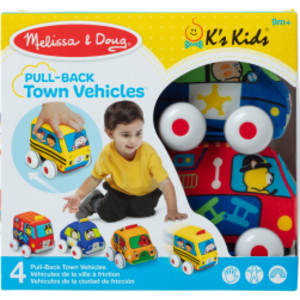 Vehículos retráctiles, juego de 4