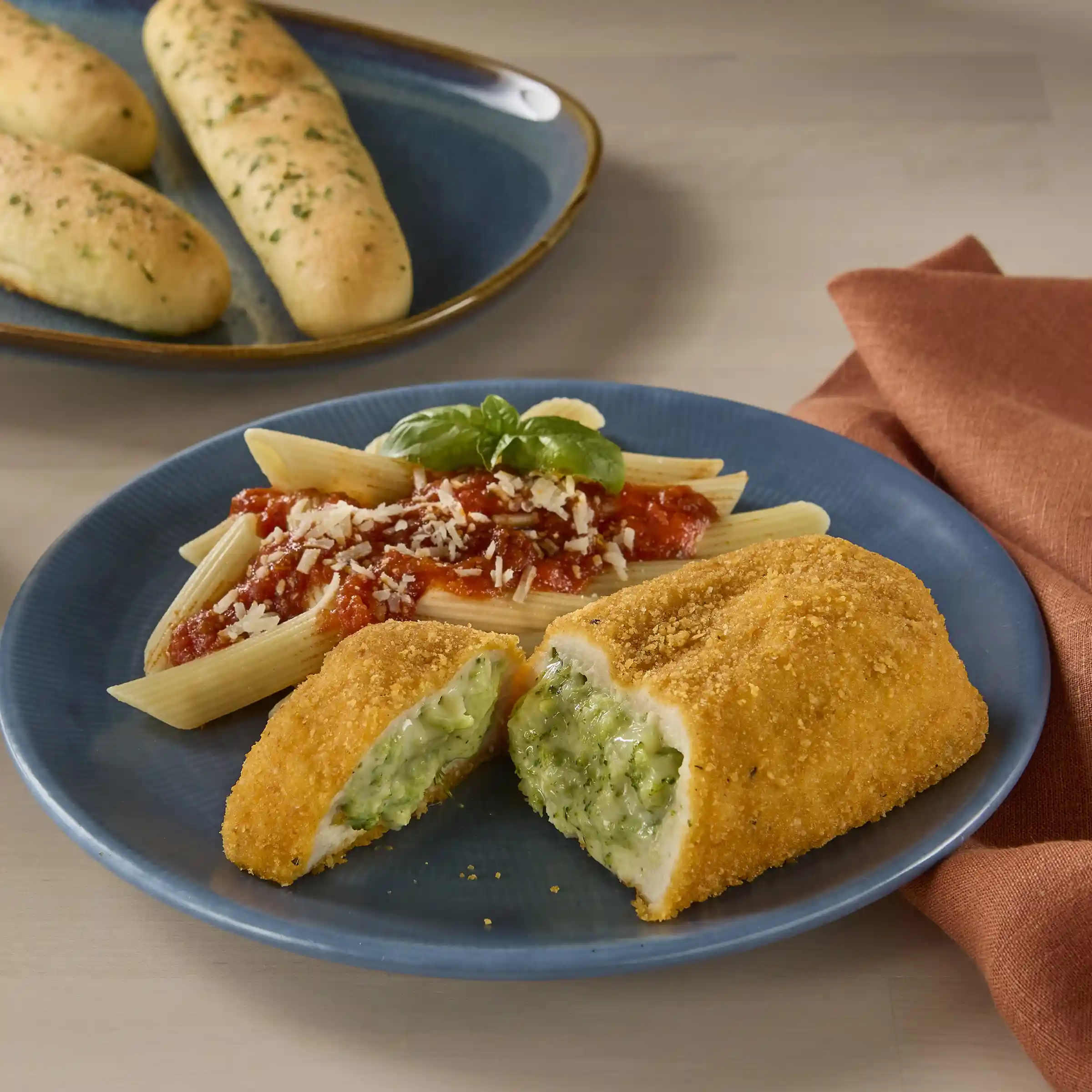 Barber Foods® Uncooked Breaded Broccoli & Cheese Boneless Stuffed Chicken Breasts 7 oz._image_1