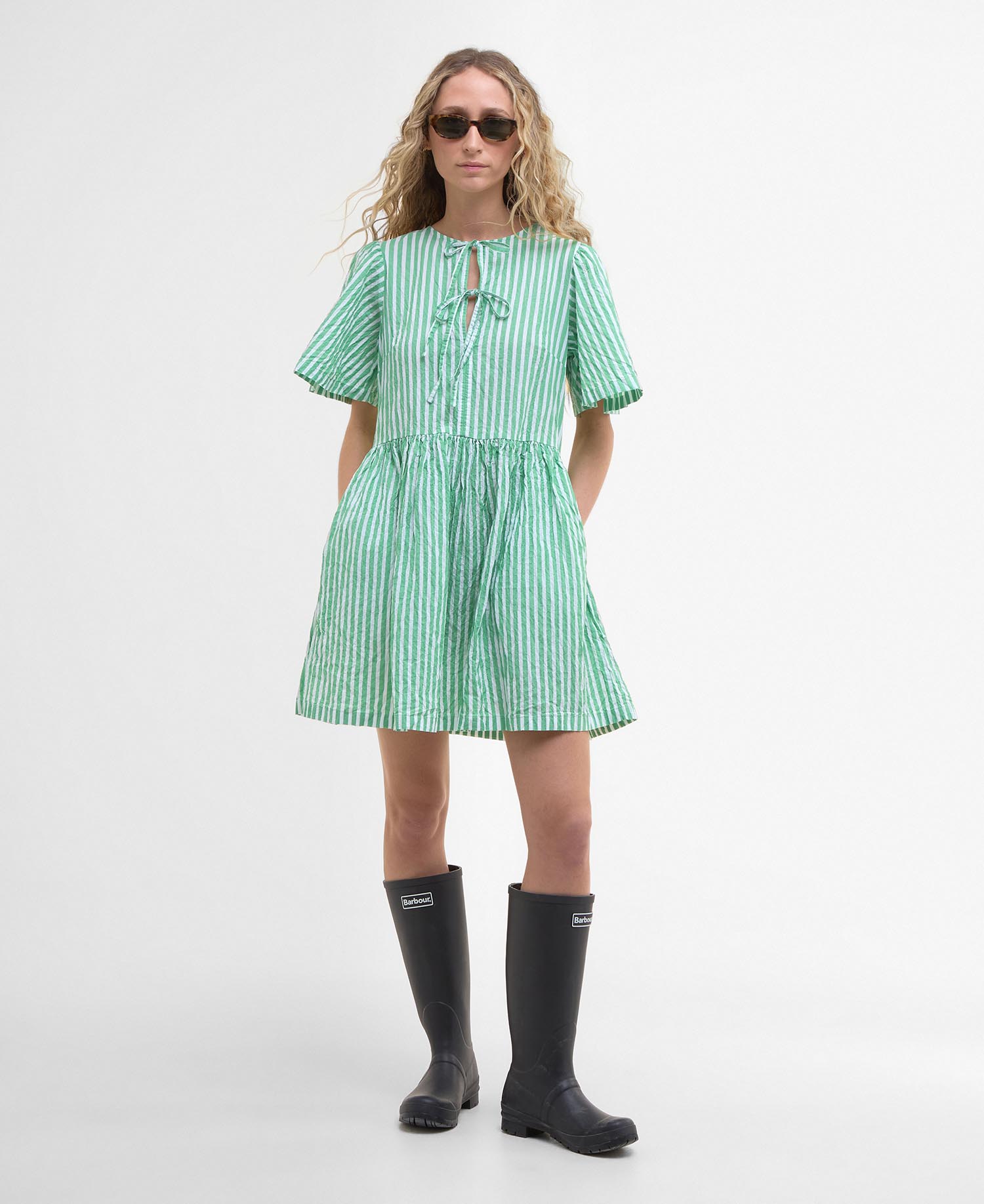 Daison Striped Mini Dress image number 1
