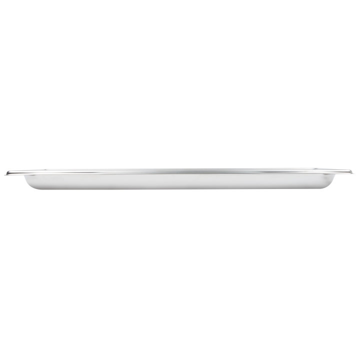 Half-long-size 1 ¼-inch-deep Super Pan V® stainless steel steam table pan