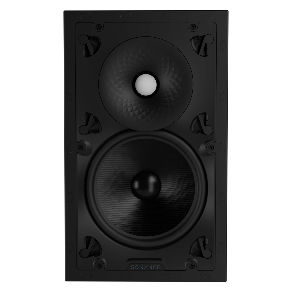 VX86 8" RECTANGLE IN-WALL SPEAKER W/ WHITE MICRO TRIM GRILLE (1 EACH)