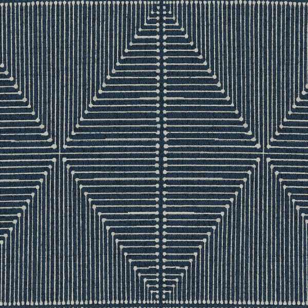 Inkdrop Navy Curtains
